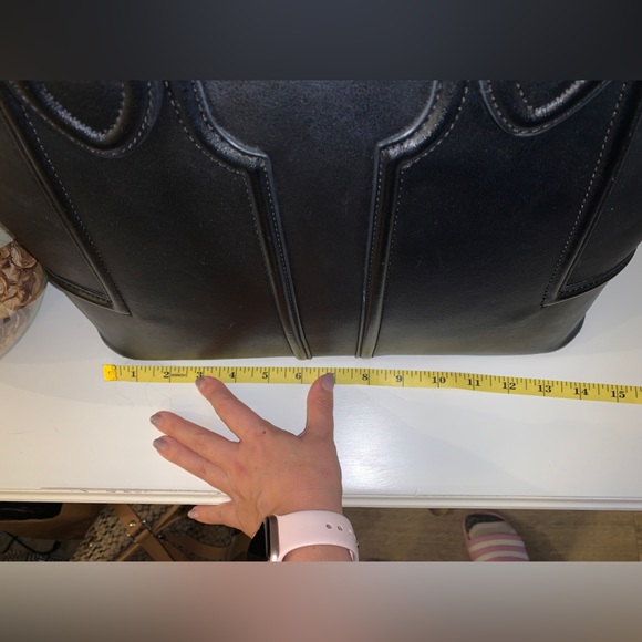 ✨🖤✨ Sole Society Marlow Vegan Structured Dome Top Handle Satchel Bag - Picture 8 of 14